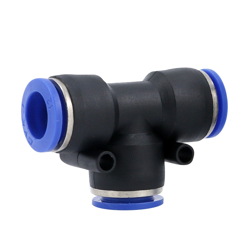 快速12PU快插彎頭10mm6mm變管氣動8接頭快接徑直氣管三通通轉對接-細節圖4