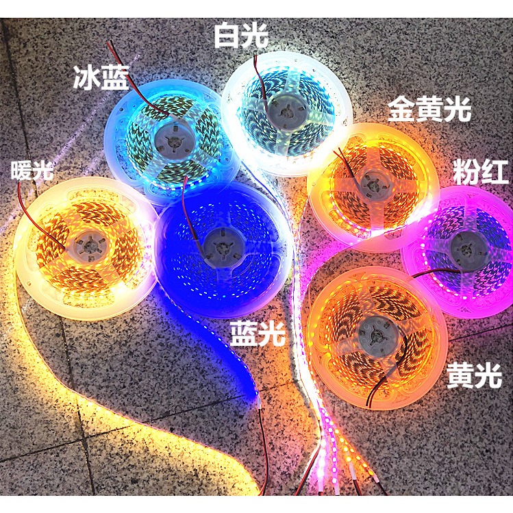 展櫃架4MM超高亮廣告條超細燈帶小體積燈條5MM12V燈箱LED窄板3MM-細節圖2