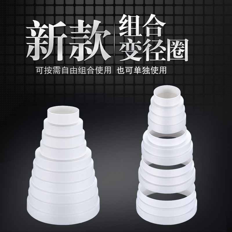 管子圈接頭煙管抽油煙機排廚房變徑機排排氣扇油姻煙管煙道風管-細節圖4