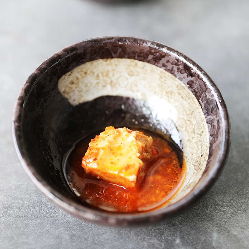 朗汀家用粗陶斜口醬料碟調味碟點心小盤碟子兒童碟吐骨碟 醬油碟-細節圖2