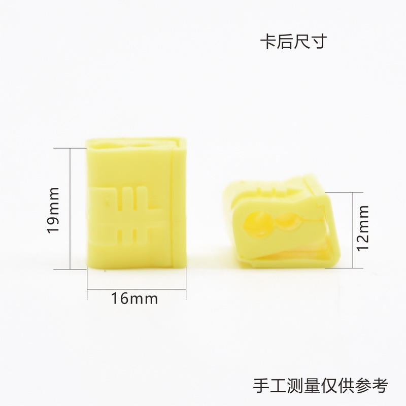 分黃色快速器50軟線連接器線卡只免破端子4無損接線接線接頭線平-細節圖2