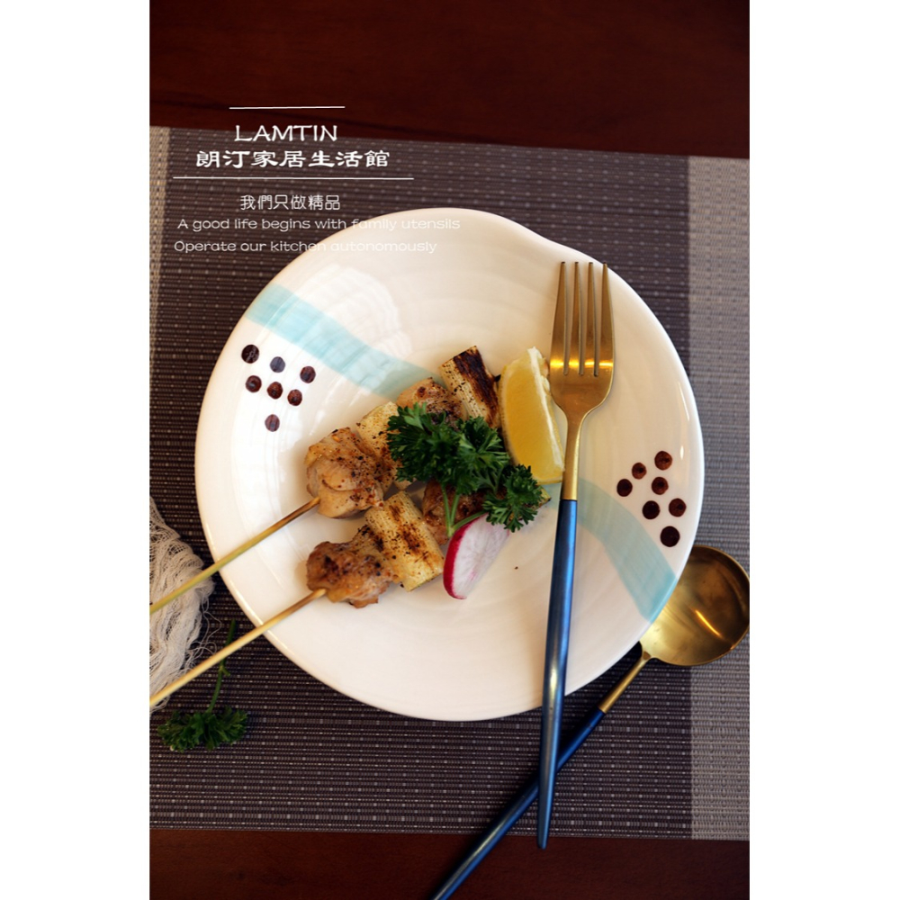 日式沙拉碗菜碗家用不規則異形深盤深碗菜碟日料餐廳餐盤個性實用-細節圖10