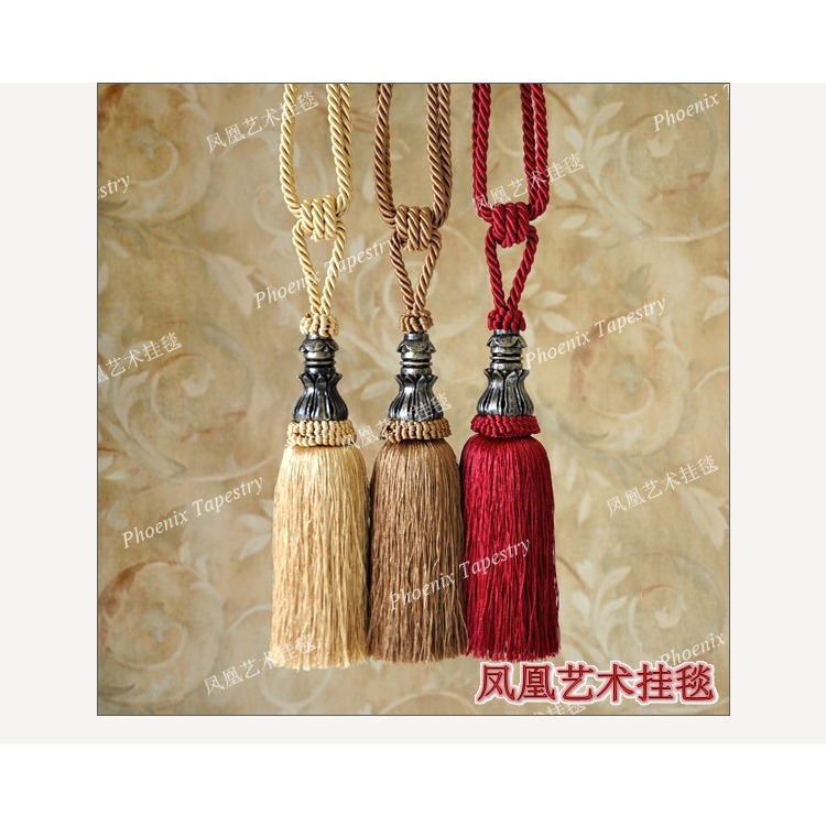 鳳凰藝術掛毯 配件 定製吊穗/流蘇/穗子 歐式 窗簾/掛毯經典配飾-細節圖5