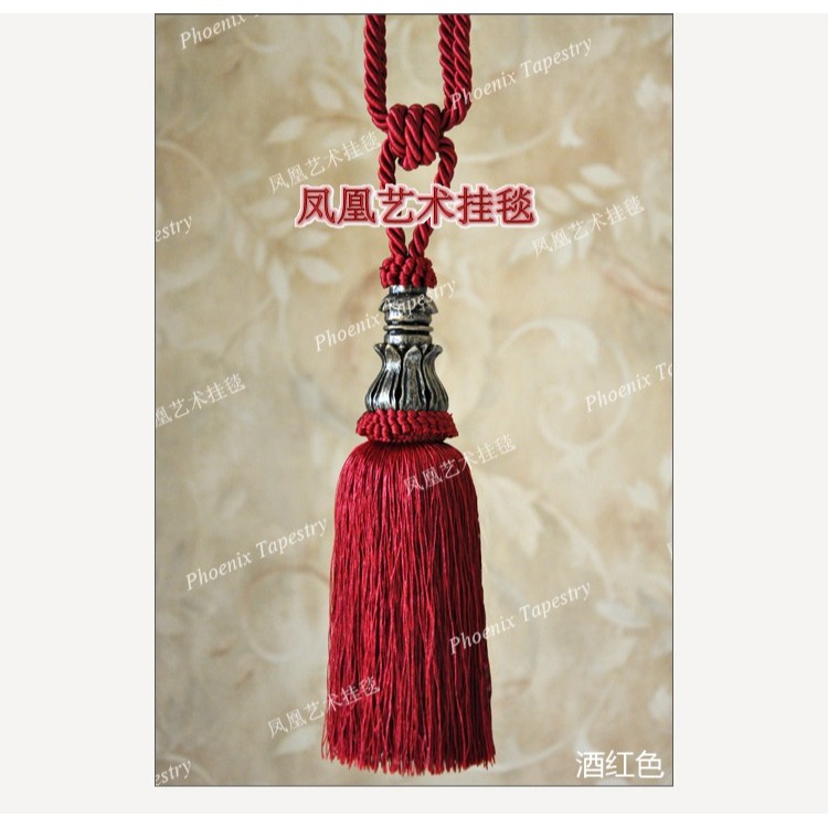 鳳凰藝術掛毯 配件 定製吊穗/流蘇/穗子 歐式 窗簾/掛毯經典配飾-細節圖9