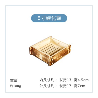 特色特製方形杉實木蒸籠小籠包竹蒸籠木籠屜包子蒸籠木製蒸餃籠屜-細節圖9