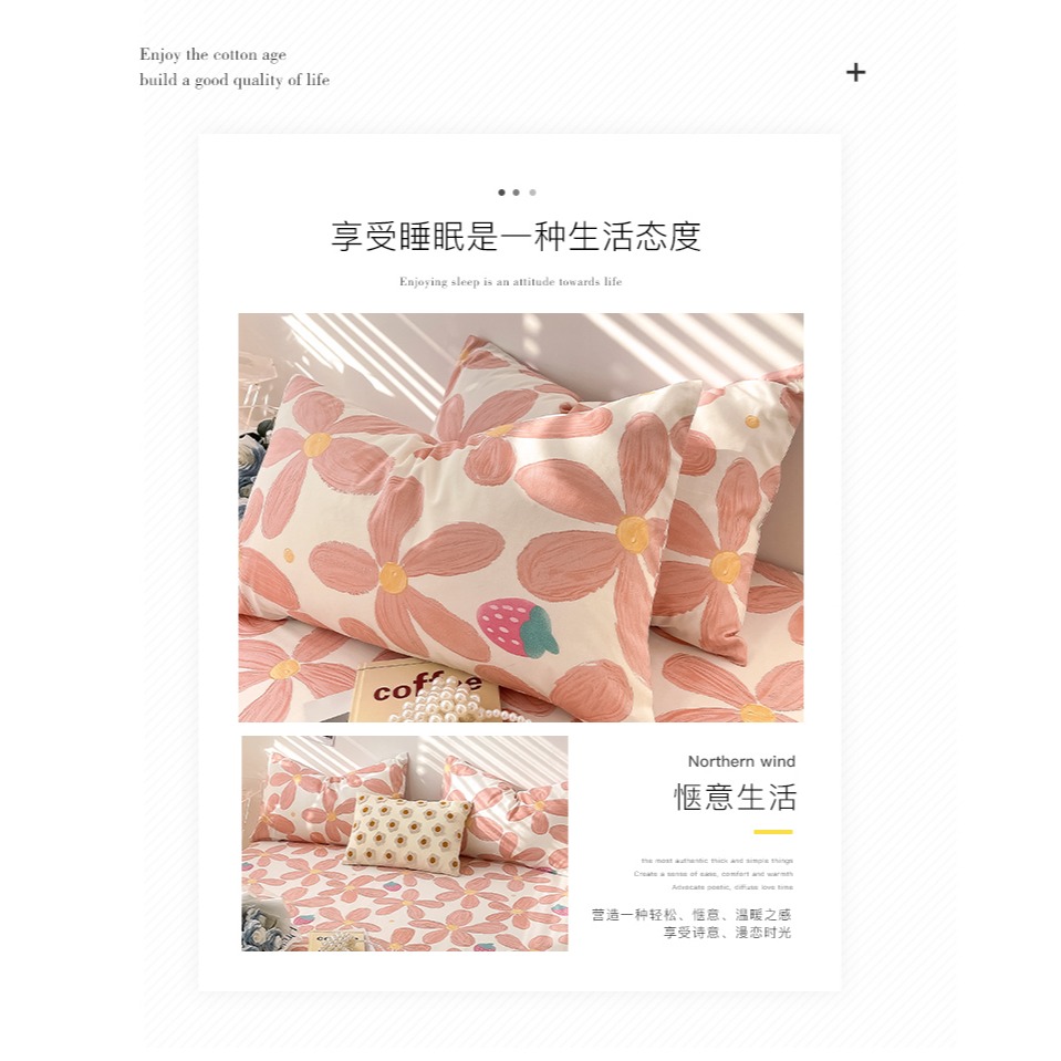 ins全棉枕頭帶枕套一對家用套裝宿舍純棉不塌陷不變形枕芯單只裝-細節圖8