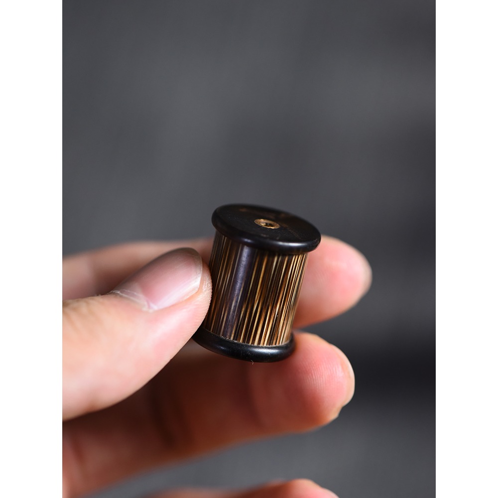 日式手工金絲竹製香插香座香託線香圓柱形小號香架茶道配件香道具-細節圖5