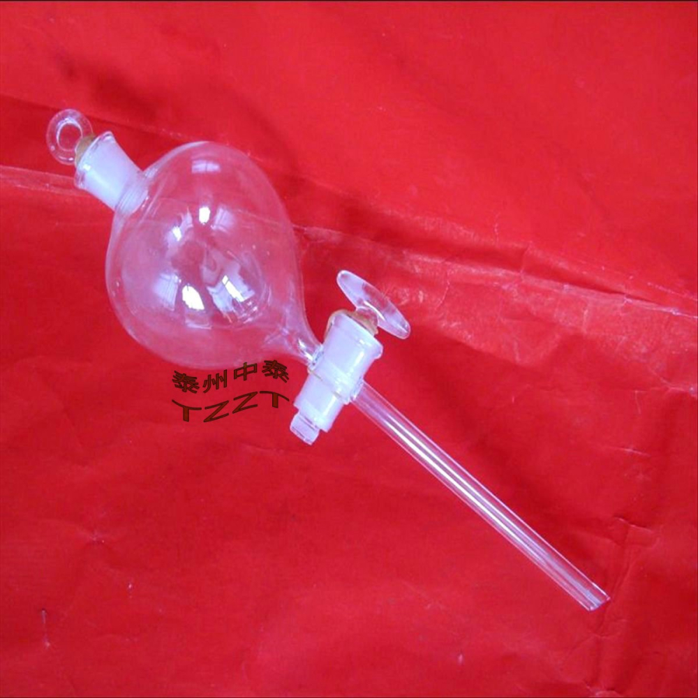 分液漏斗/球形 125ml 中學化學玻璃儀器 實驗室耗材 實驗器材-細節圖3
