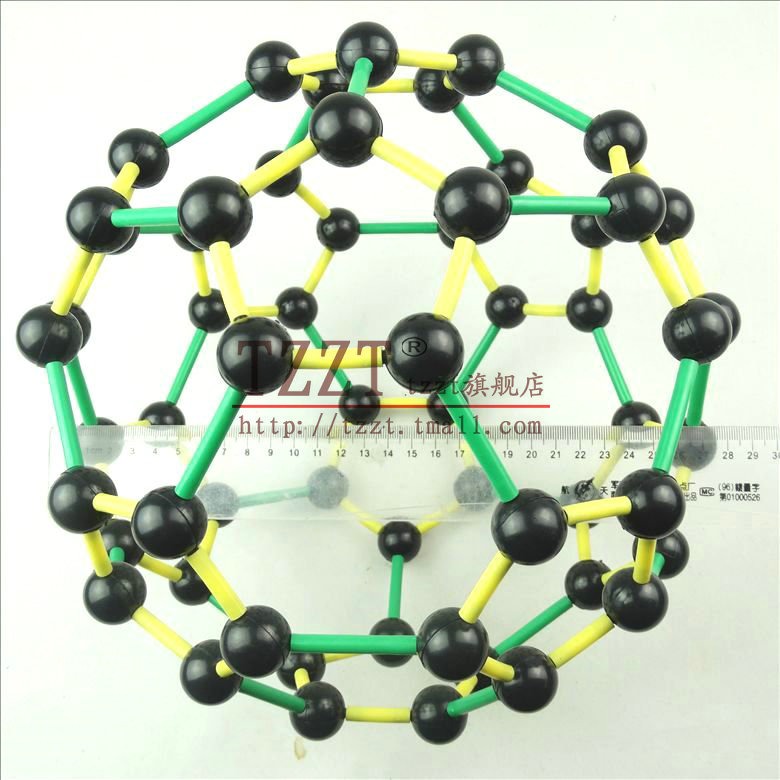 碳-60分子結構模型碳60晶體結構模型C60富勒烯足球烯化學實驗器材-細節圖9