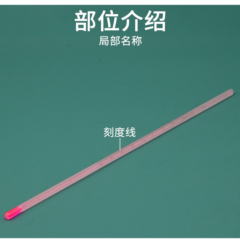 最低溫度計 (-52～+41)℃ J13022 小學科學 教學儀器 氣象觀測-細節圖9