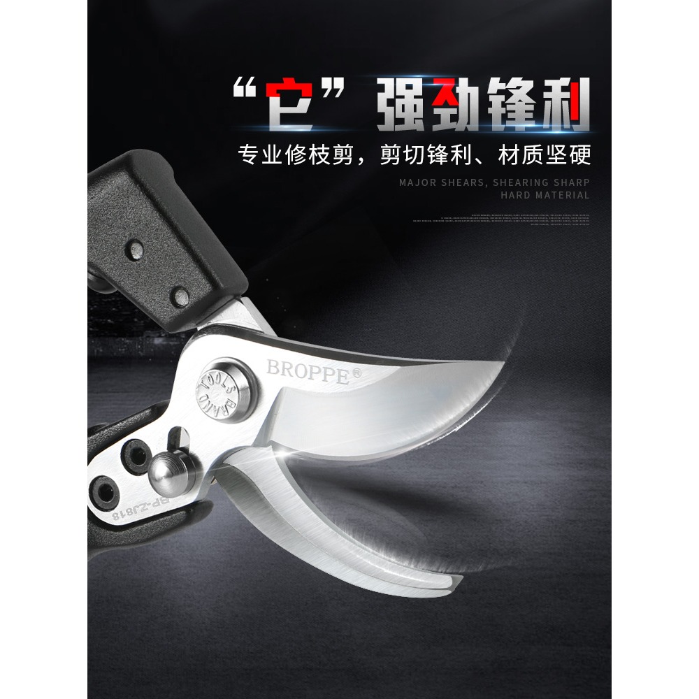 BROPPE浦派園林剪園藝修剪樹枝剪粗枝果樹剪修花剪刀修枝剪省力剪-細節圖2