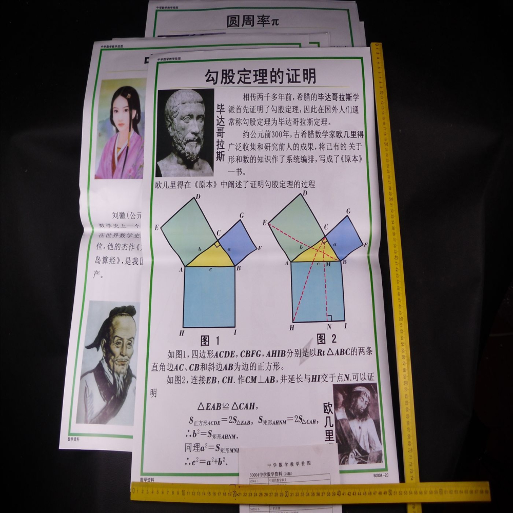 中學數學資料掛圖（25幅）J50004 初中數學教具 教學儀器-細節圖3
