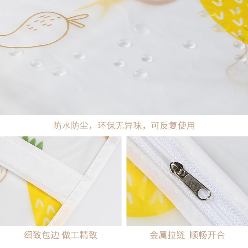 家用衣服防塵罩防塵袋掛式衣物西裝套全封閉掛衣袋衣櫃大衣罩衣袋-細節圖5