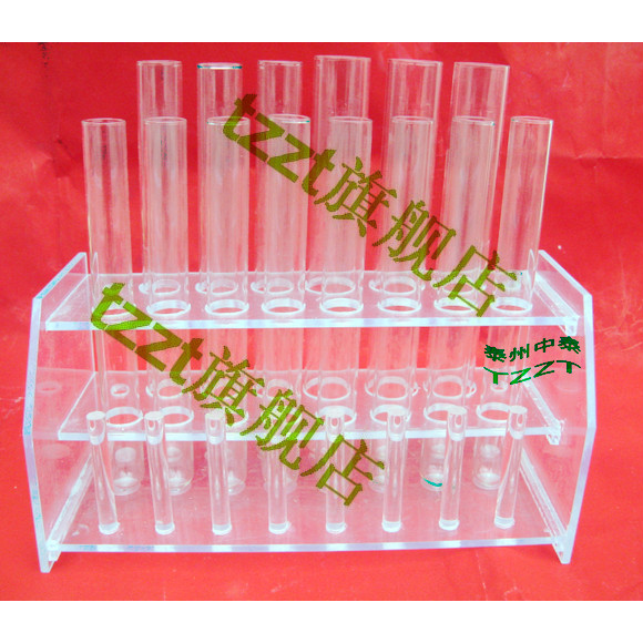 有機試管架 16孔 雙排帶柱 實驗室耗材 化學玻璃儀器 器皿-細節圖5