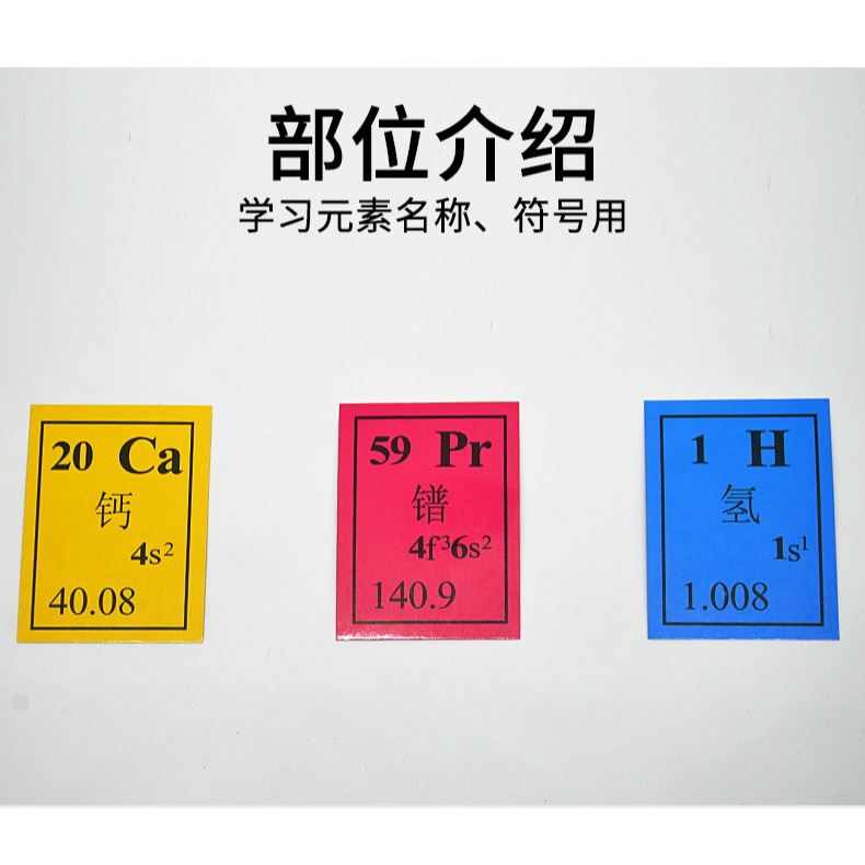 化學元素卡元素學習卡J26018化學元素符號學習卡初中化學實驗器材小學科學教學儀器化學元素符號卡-細節圖8
