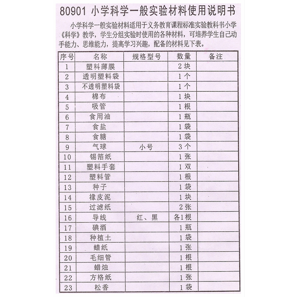 小學科學一般實驗材料J80901小學科學實驗器材學生用學具教學教具儀器-細節圖8