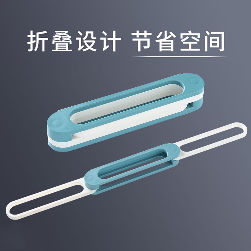 拖鞋架壁掛免打孔廁所墻上瀝水收納衛生間置物架子可折疊浴室-細節圖3