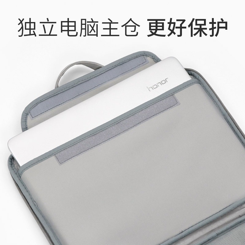 筆記本手提電腦包14寸防摔抗震適用蘋果華為聯想小新pro小米air15.6寸matebook保護套戴爾華碩13.3風內膽-細節圖3