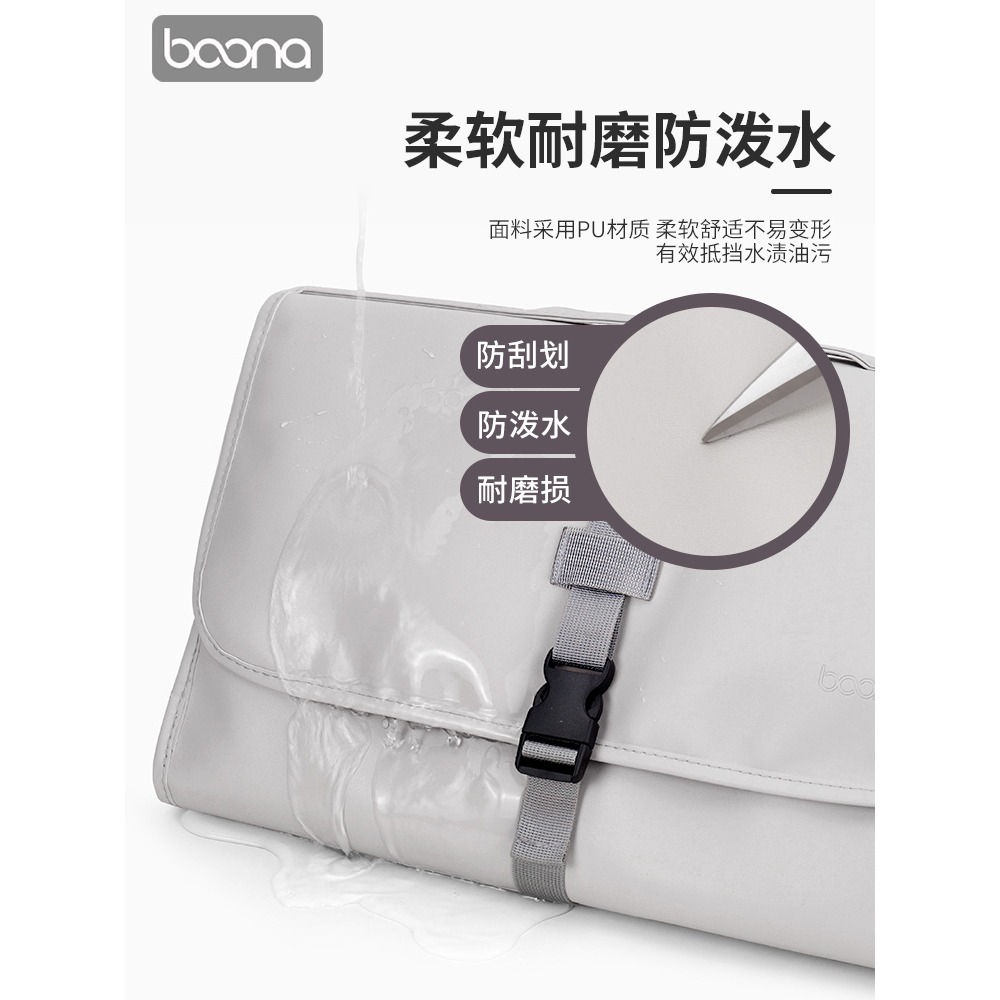 包納戴森吸塵器配件收納包吸頭收納盒手持吸塵器保護套折疊包皮質防水適用於戴森V7V8V10-細節圖5