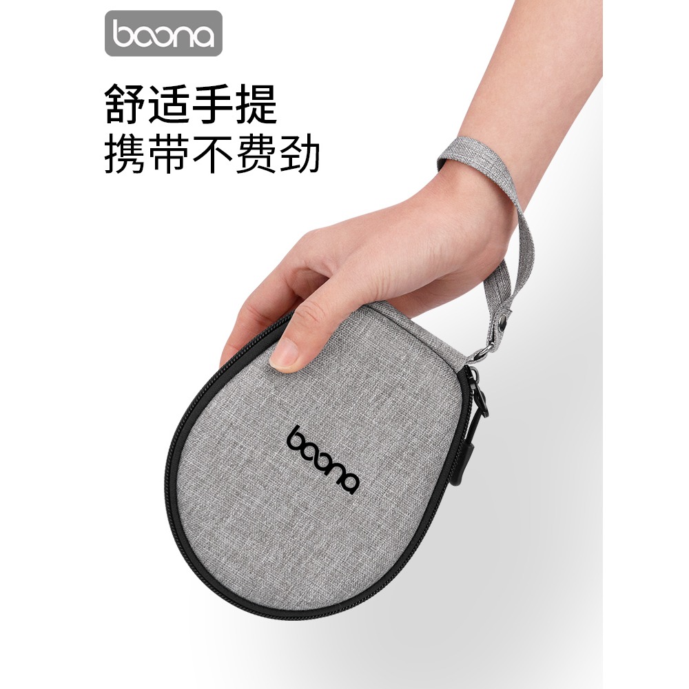包納骨傳導耳機收納包抗壓防震便攜收納盒適用韶音AS660/AS650-細節圖4