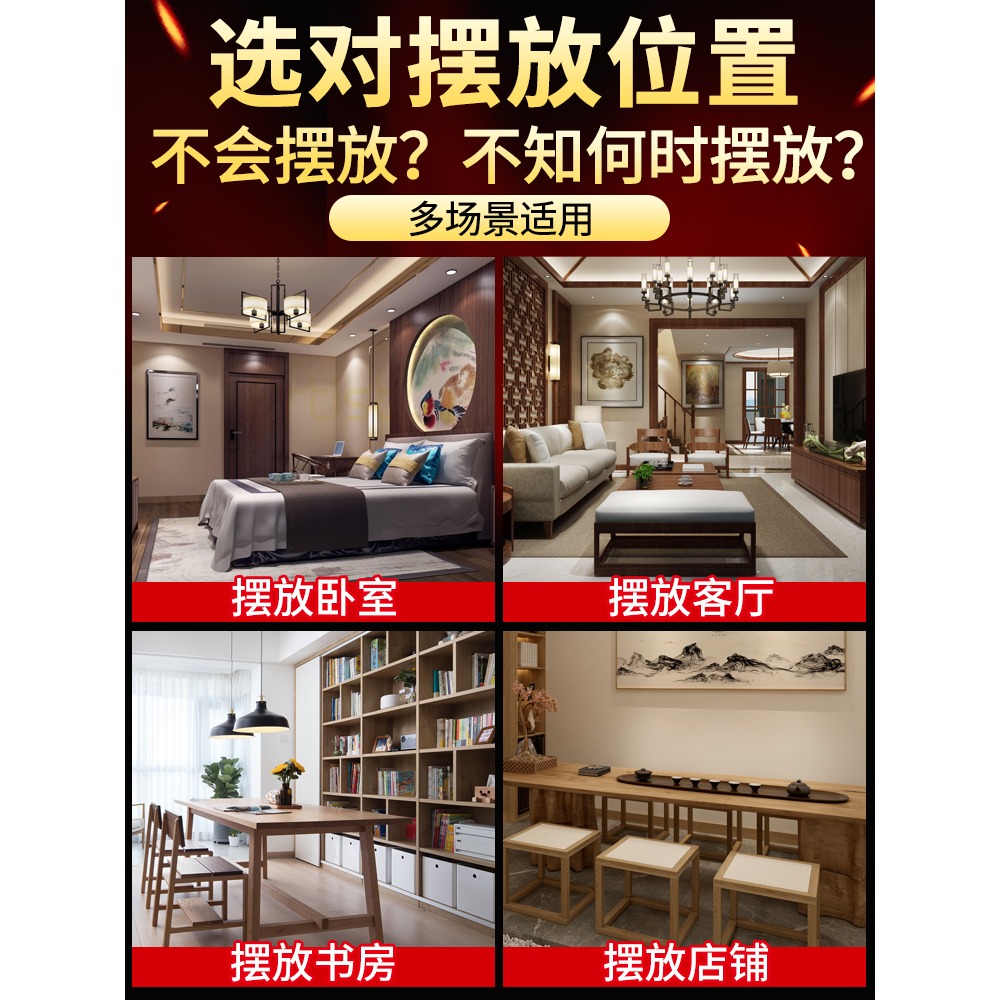 開口五帝錢銅葫蘆開蓋空心擺件純銅八卦五帝錢門對門掛件-細節圖4