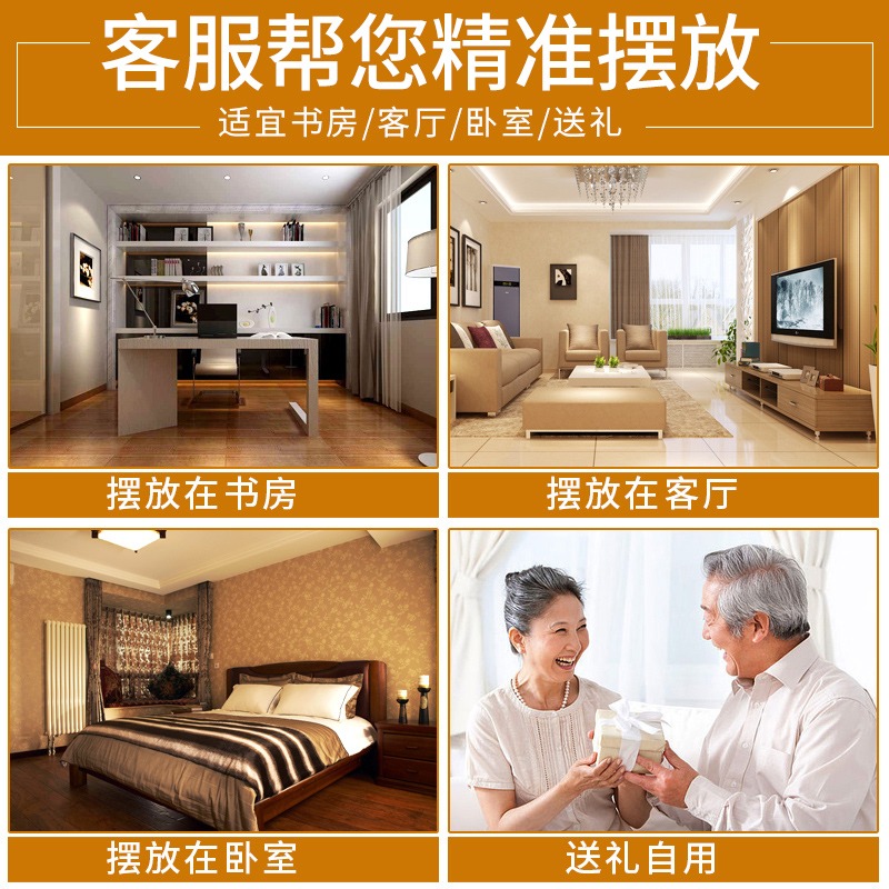 開口黃銅胡蘆磨砂金開蓋銅葫蘆新中式客廳酒櫃玄關家居裝飾品擺件-細節圖5