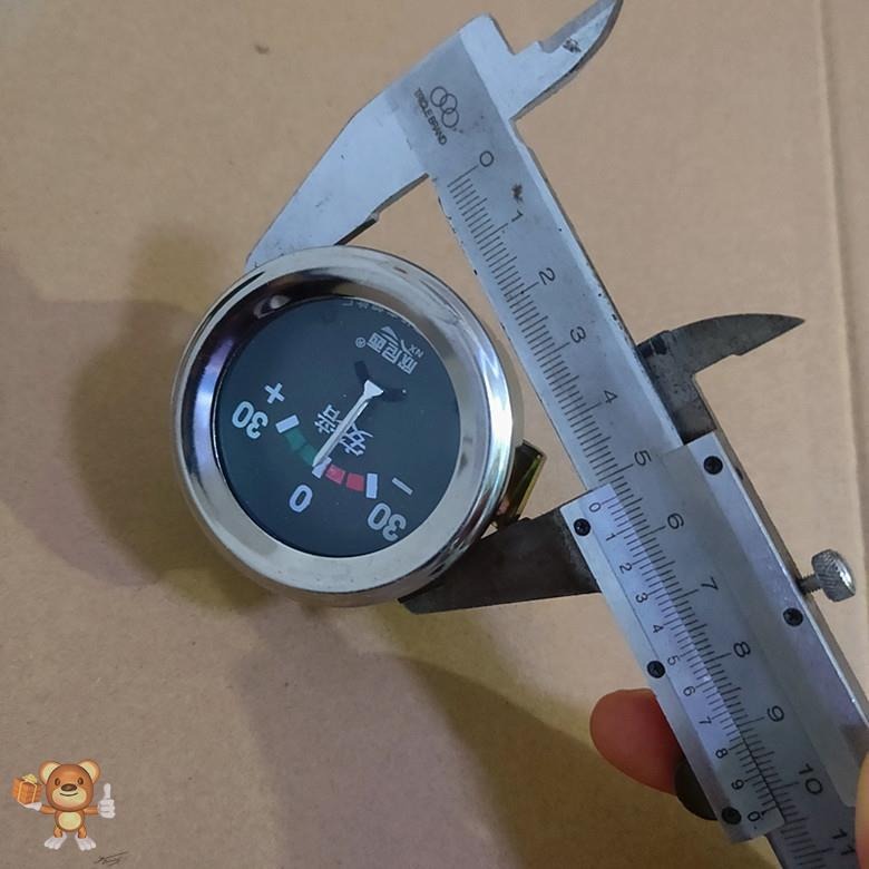 汽車發電機12v-24v農用車收割機充電電流指示表30a電流表-細節圖4