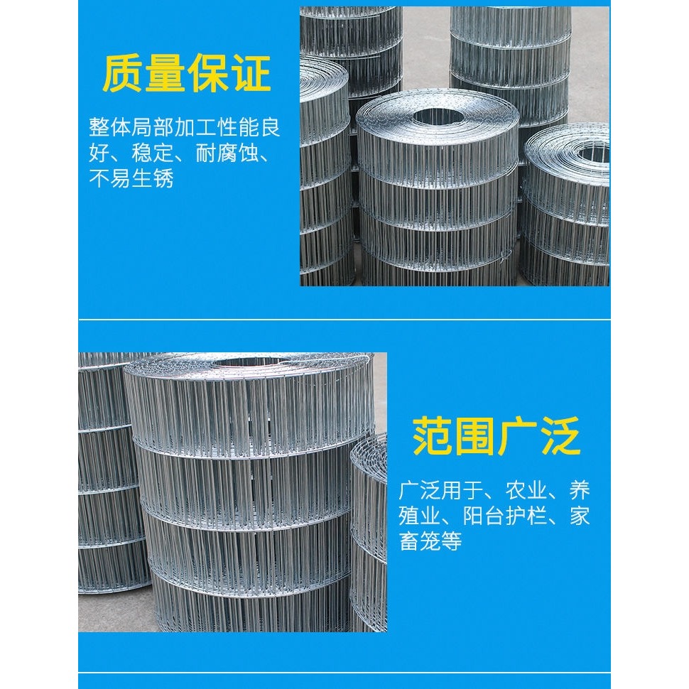 加粗鍍鋅小長孔電焊網鐵絲網片網格絲養殖卷網雞鴿籠鳥籠陽臺墊底-細節圖8