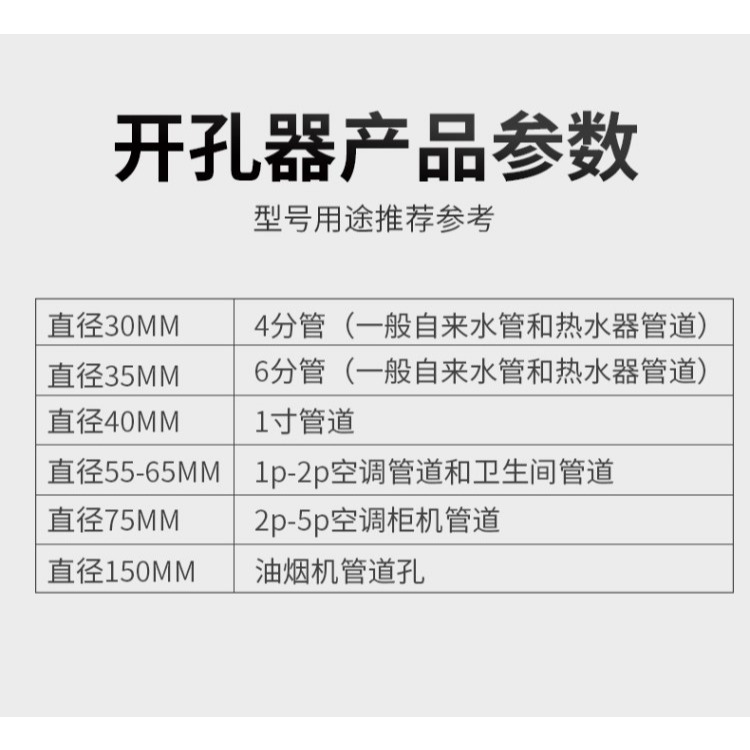 開孔器鉆頭瓷磚耐用石材幹打油煙機加長紅磚墻擴孔圓孔大理石專用-細節圖7
