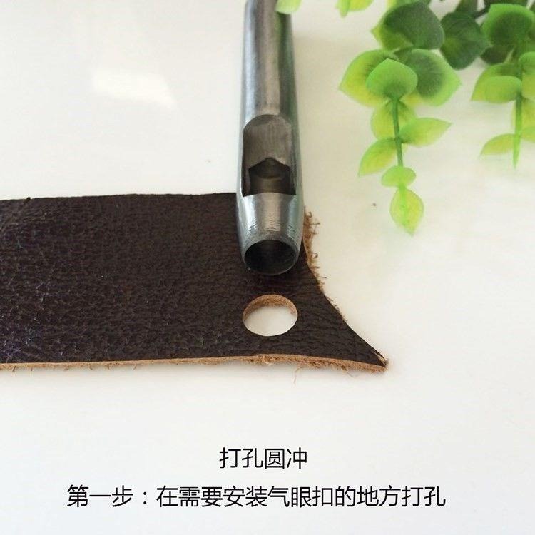 翻邊工具釦眼打眼器環扣寬邊打孔金屬帆布圈氣眼扣內圈篷布吊牌鐵-細節圖3