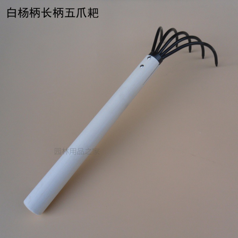 五齒耙子五爪耙樹葉垃圾收集用長沙灘挖海鮮耙農具貝殼耙園藝用品-細節圖3