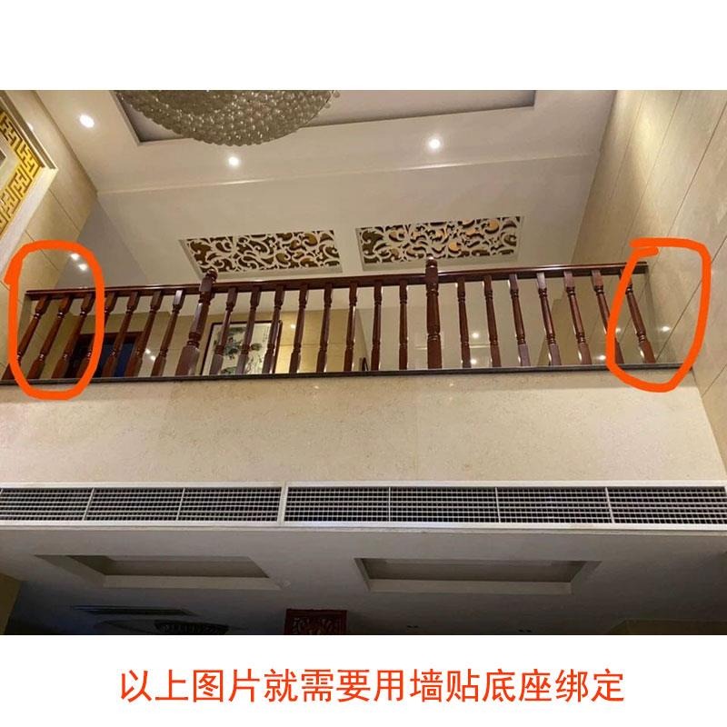 墻貼固定底座適合陽臺樓梯防護網捆綁扎帶白色墻壁夾縫配件封窗網-細節圖3