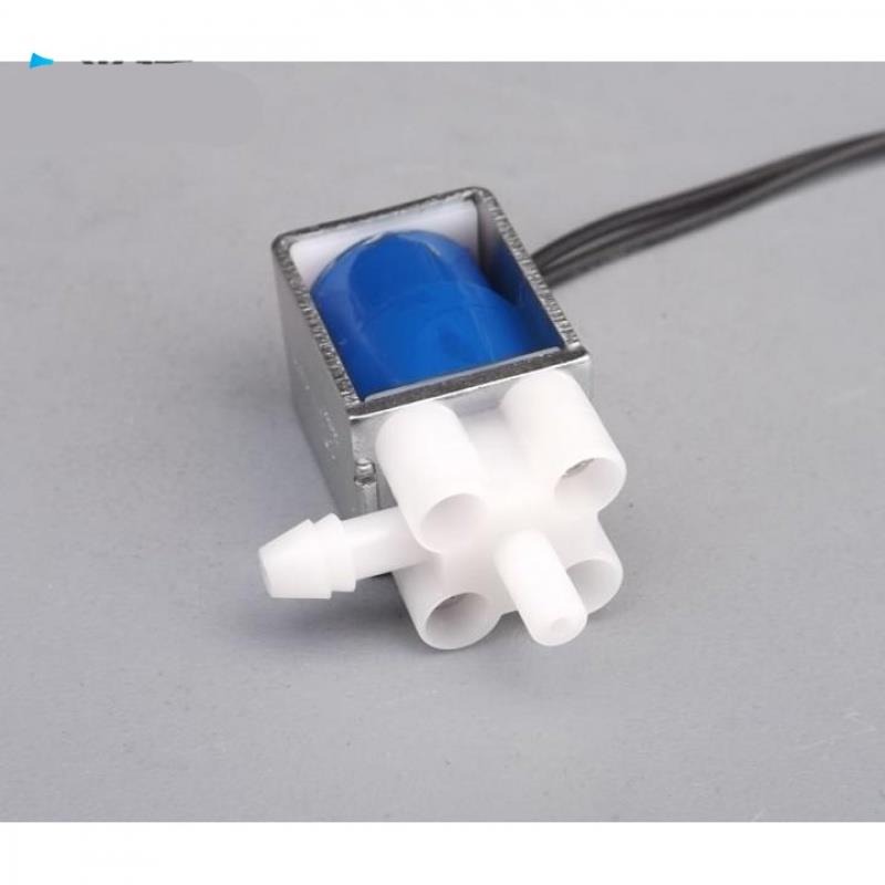 兩位三通微型電磁閥 小型電控氣閥 排氣泄氣放氣閥 直流5V 6V-細節圖2