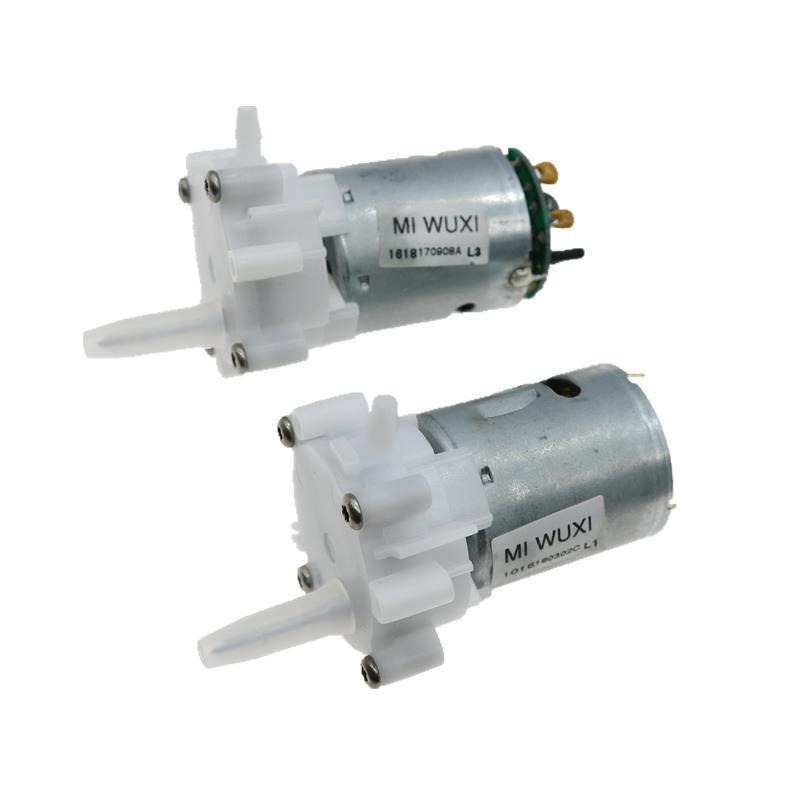 360噴射水泵 微型齒輪泵3-12V水泵油泵自吸泵 DIY液壓玩具 正反轉-細節圖2