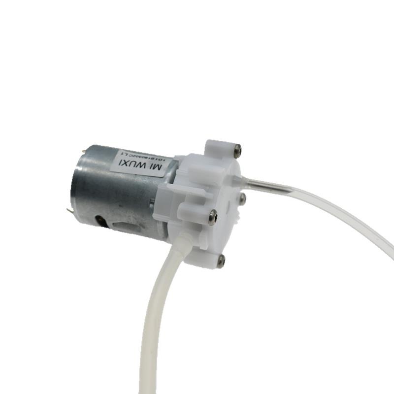 360噴射水泵 微型齒輪泵3-12V水泵油泵自吸泵 DIY液壓玩具 正反轉-細節圖4
