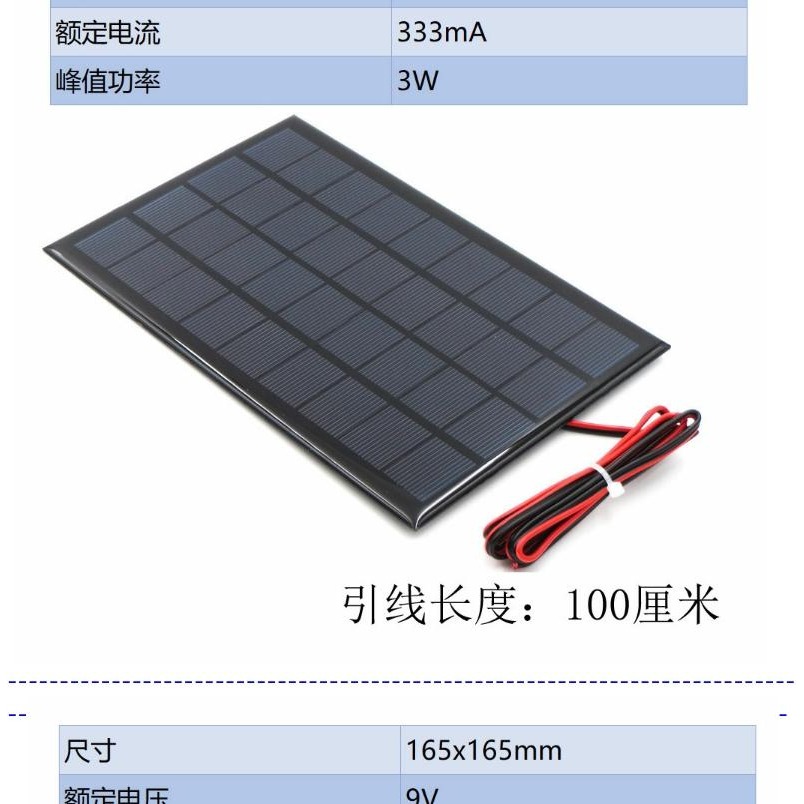 9V 12V 18V 太陽能滴膠板 迷你太陽能發電板 DIY製作實驗學生測試-細節圖2