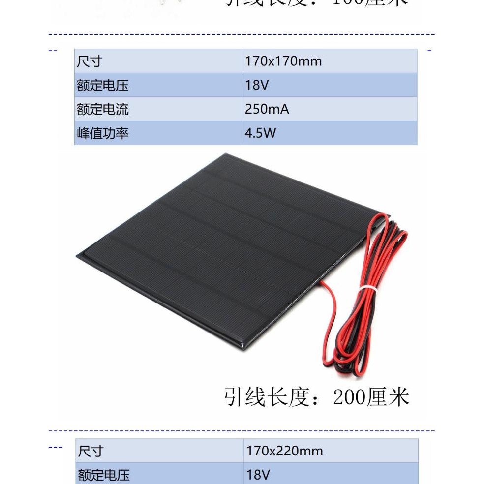 9V 12V 18V 太陽能滴膠板 迷你太陽能發電板 DIY製作實驗學生測試-細節圖10