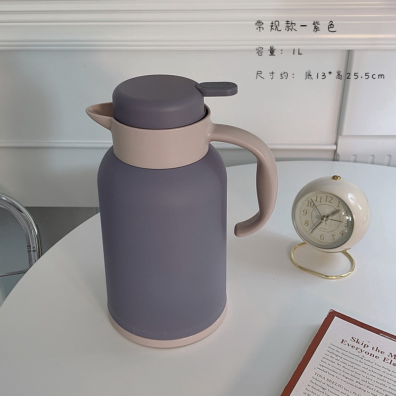 高顏值保溫壺家用大容量熱水壺保溫瓶學生宿舍暖壺熱水瓶便攜茶瓶-細節圖7