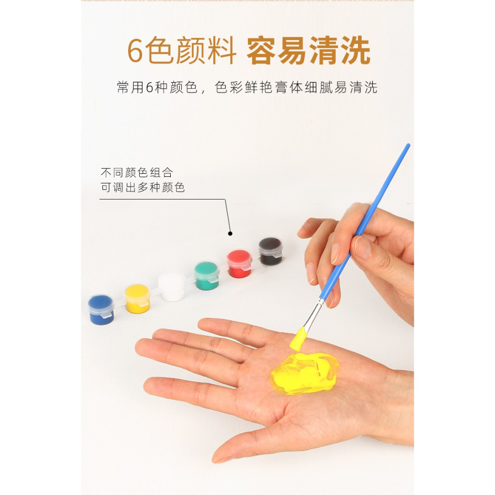 Diy情侶手印相框一對掌印油畫框木質按掌膜心摁泥塗鴉彩色送男女朋友生日週年紀念品禮物禮品工藝品擺臺擺件-細節圖10