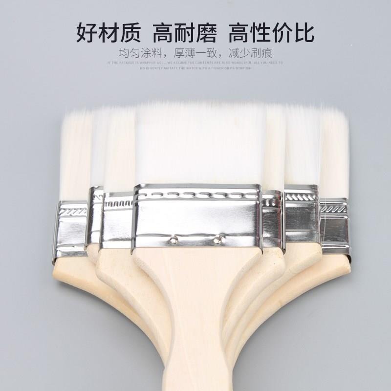 羊毛刷油漆刷不掉毛乳膠漆塗料刷子排刷軟毛烘焙清潔毛刷燒烤油刷-細節圖4