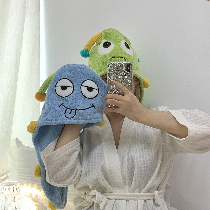 可愛洗頭幹發帽超強吸水速乾女新款浴帽擦頭幹發巾毛巾包頭巾-細節圖3