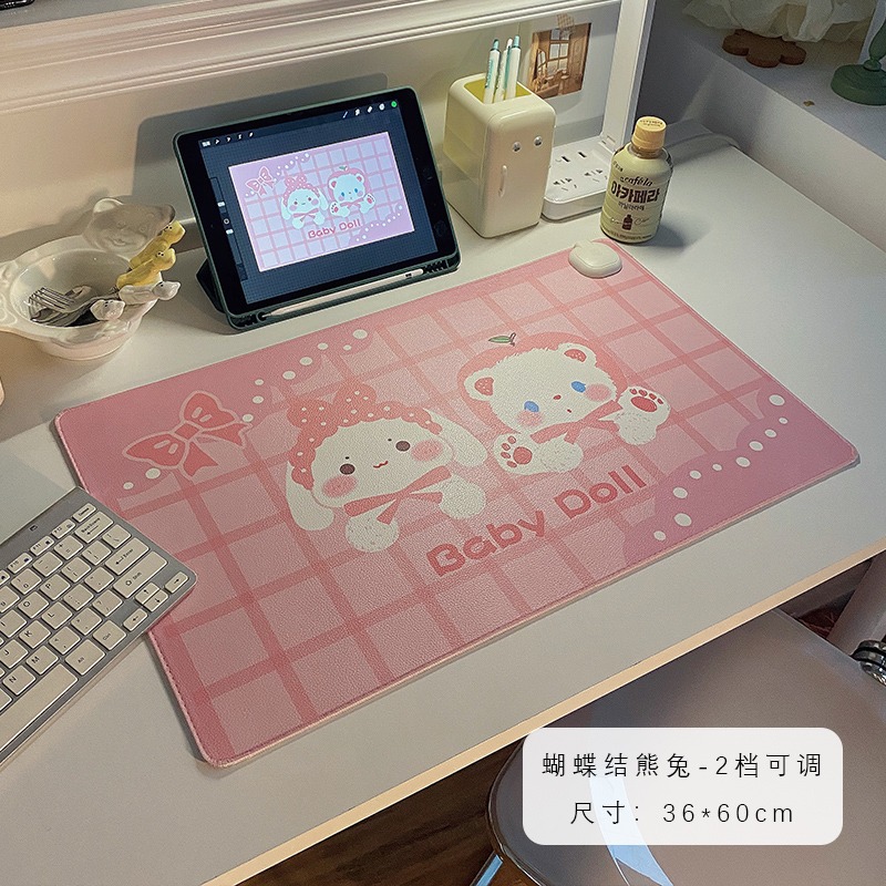 鼠標墊加熱桌墊發熱學生女電腦鍵盤取暖保暖暖手辦公室桌面暖桌墊-細節圖7