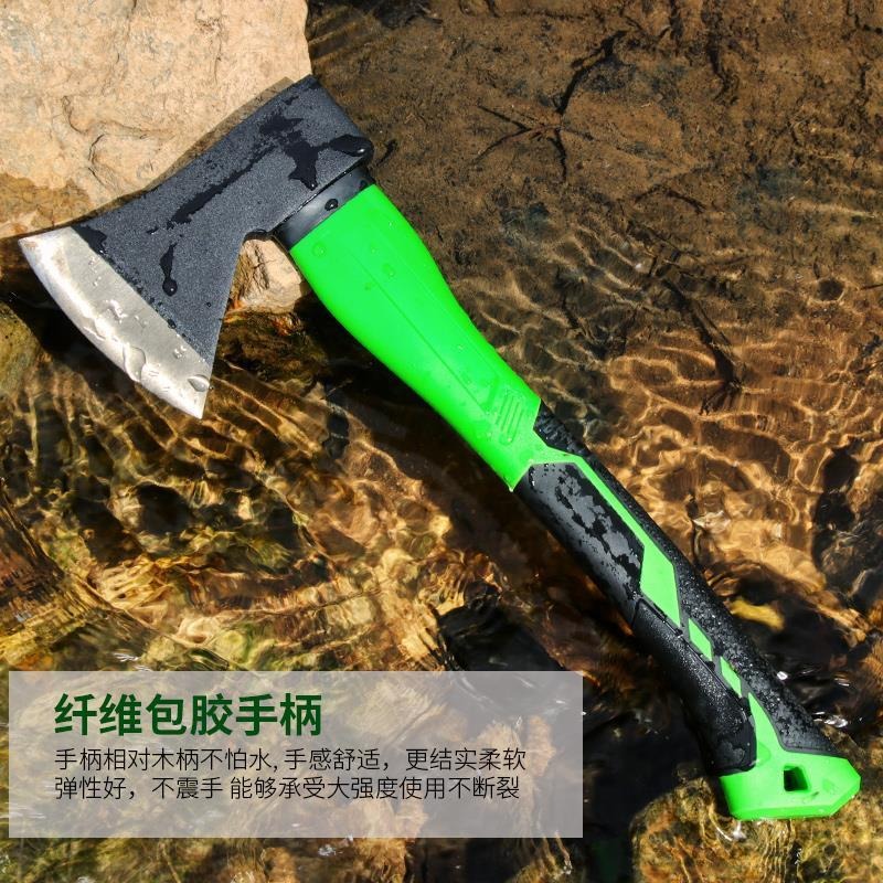 斧頭劈柴木工斧子家用小純鋼全精鋼砍樹柴神器戶外工具大號開山斧-細節圖2