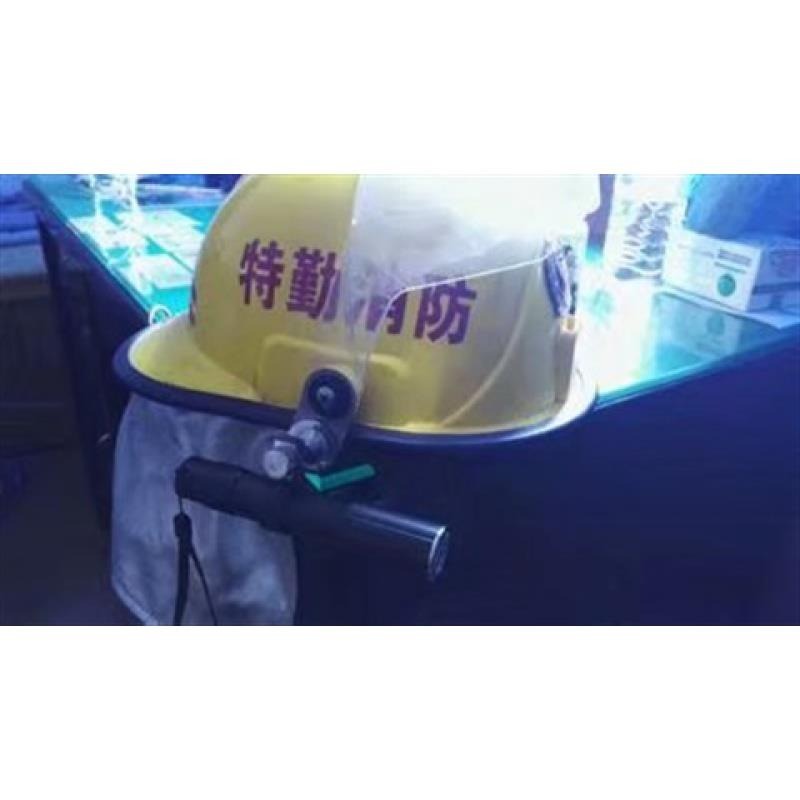 支架消防手電筒頭盔頭燈安全帽手電筒夾強光電筒側燈夾扣卡扣-細節圖5