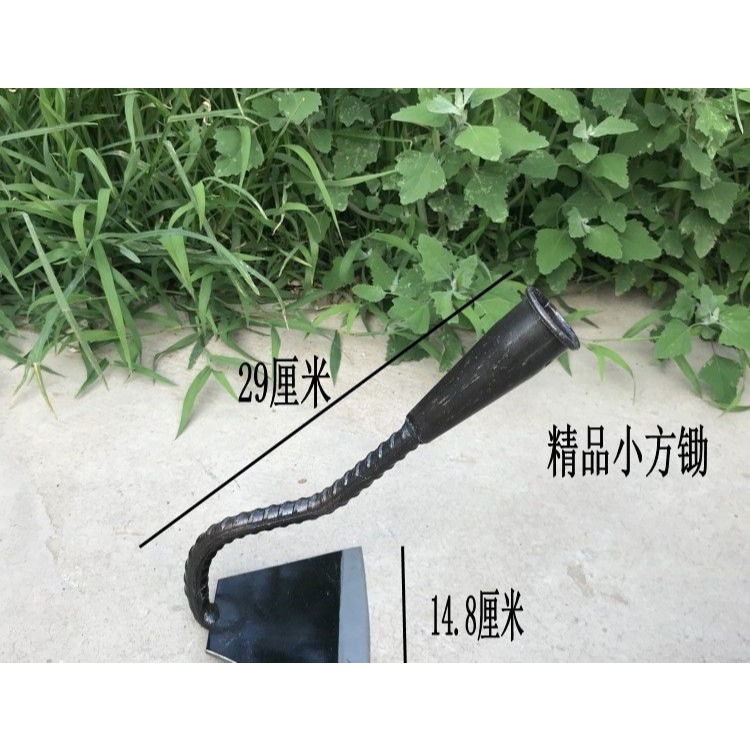 鋤草根鋤頭家用除草種菜挖地多功能空心老式鍛打農用工具鋤地神器-細節圖10