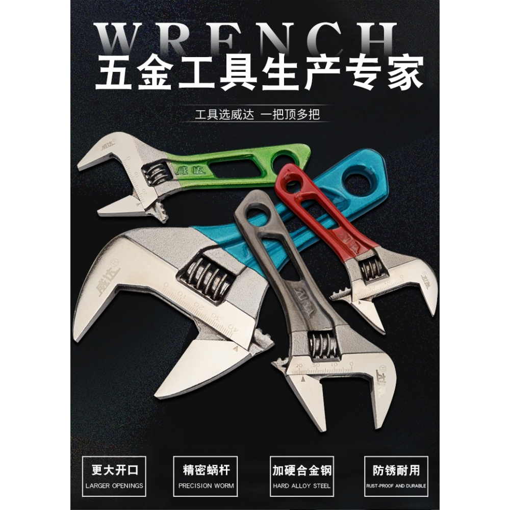 活動扳手小板手多功能迷你便攜式搬手幫手班手工具五金班新款公制-細節圖5