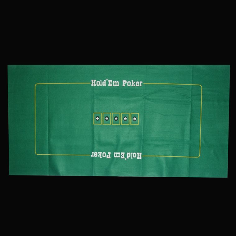 德州撲克桌布 籌碼桌布 遊戲桌布 綠色無紡布 90*180CM-細節圖5