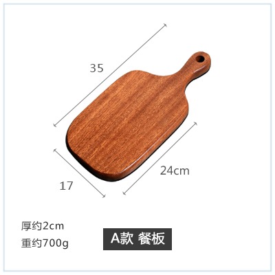 實木披薩板木託盤西餐切甜點木板麪包板牛排託盤壽司火鍋擺拍木盤-細節圖6