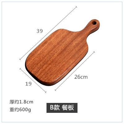 實木披薩板木託盤西餐切甜點木板麪包板牛排託盤壽司火鍋擺拍木盤-細節圖7