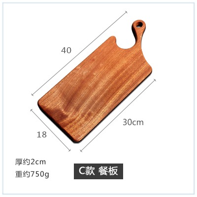 實木披薩板木託盤西餐切甜點木板麪包板牛排託盤壽司火鍋擺拍木盤-細節圖8